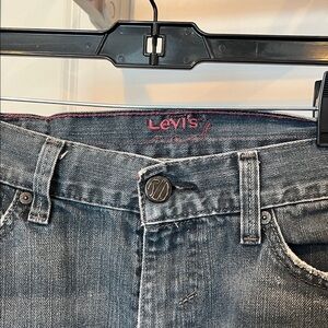 Levi's red Charcoal Denim Pants